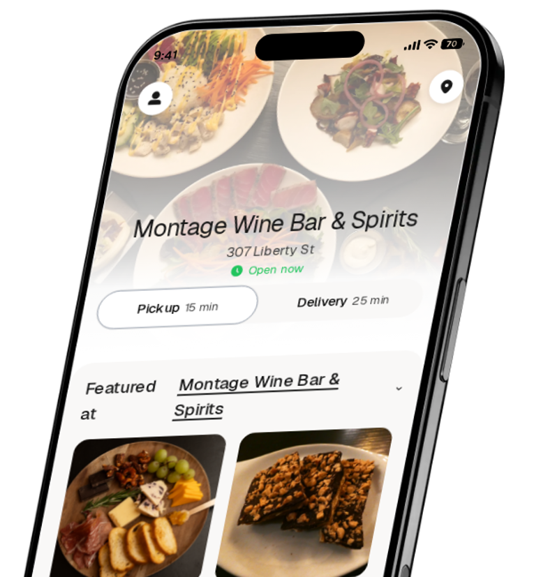 Montage Wine Bar & Spirits app preview